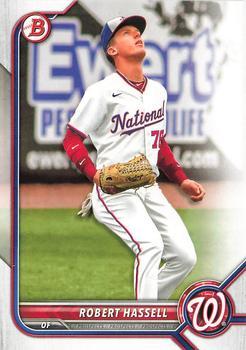#BD-169 Robert Hassell - Washington Nationals - 2022 Bowman Draft Baseball