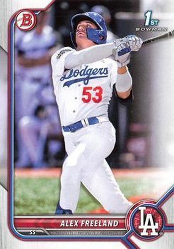 #BD-194 Alex Freeland - Los Angeles Dodgers - 2022 Bowman Draft Baseball