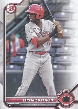 #BD-199 Yerlin Confidan - Cincinnati Reds - 2022 Bowman Draft Baseball
