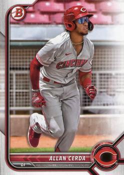 #BD-22 Allan Cerda - Cincinnati Reds - 2022 Bowman Draft Baseball