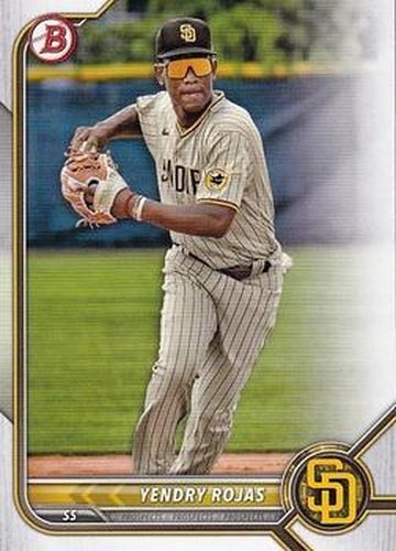 #BD-2 Yendry Rojas - San Diego Padres - 2022 Bowman Draft Baseball