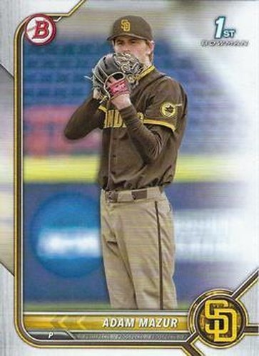 #BD-4 Adam Mazur - San Diego Padres - 2022 Bowman Draft Baseball