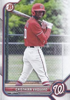 #BD-64 Cristhian Vaquero - Washington Nationals - 2022 Bowman Draft Baseball