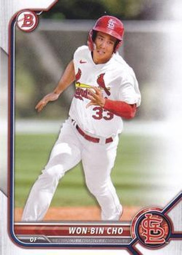 #BD-65 Won-Bin Cho - St. Louis Cardinals - 2022 Bowman Draft Baseball