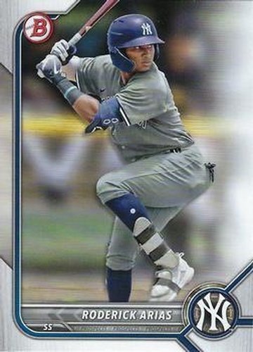 #BD-79 Roderick Arias - New York Yankees - 2022 Bowman Draft Baseball