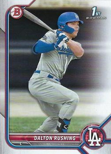 #BD-84 Dalton Rushing - Los Angeles Dodgers - 2022 Bowman Draft Baseball