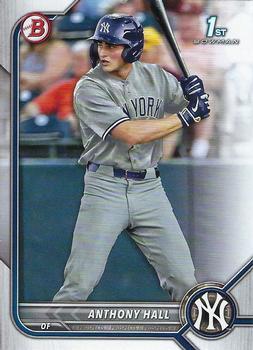 #BD-97 Anthony Hall - New York Yankees - 2022 Bowman Draft Baseball