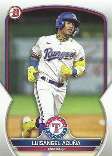 #BCP-104 Luisangel Acuna - Texas Rangers - 2023 Bowman - Chrome Prospects Baseball