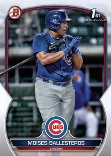 #BCP-11 Moises Ballesteros - Chicago Cubs - 2023 Bowman - Chrome Prospects Baseball