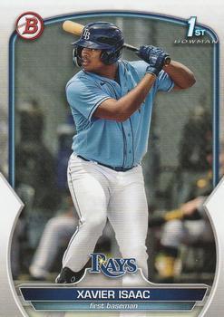 #BCP-145 Xavier Isaac - Tampa Bay Rays - 2023 Bowman - Chrome Prospects Baseball