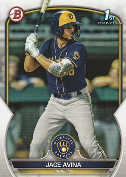 #BCP-150 Jace Avina - Milwaukee Brewers - 2023 Bowman - Chrome Prospects Baseball