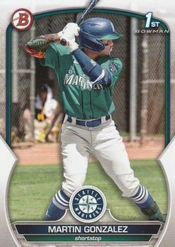 #BCP-28 Martin Gonzalez - Seattle Mariners - 2023 Bowman - Chrome Prospects Baseball