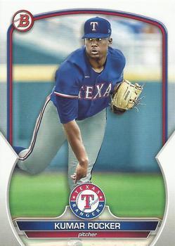 #BCP-39 Kumar Rocker - Texas Rangers - 2023 Bowman - Chrome Prospects Baseball