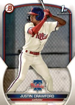 #BCP-3 Justin Crawford - Philadelphia Phillies - 2023 Bowman - Chrome Prospects Baseball