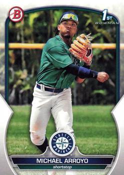 #BCP-63 Michael Arroyo - Seattle Mariners - 2023 Bowman - Chrome Prospects Baseball