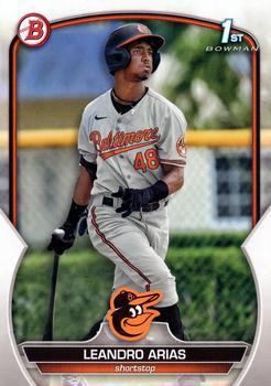 #BCP-84 Leandro Arias - Baltimore Orioles - 2023 Bowman - Chrome Prospects Baseball