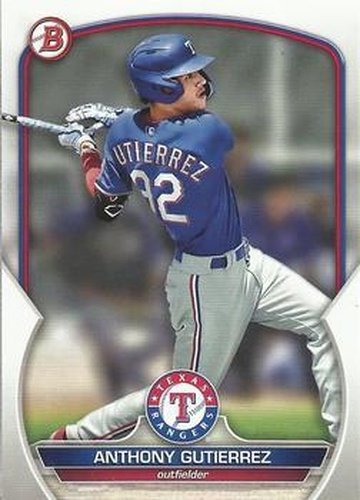 #BCP-85 Anthony Gutierrez - Texas Rangers - 2023 Bowman - Chrome Prospects Baseball