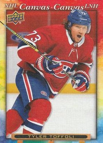 #C-1 Tyler Toffoli - Montreal Canadiens - 2021-22 Upper Deck Tim Hortons - NHL Canvas Hockey