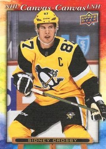 #C-4 Sidney Crosby - Pittsburgh Penguins - 2021-22 Upper Deck Tim Hortons - NHL Canvas Hockey