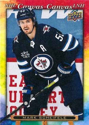 #C-9 Mark Scheifele - Winnipeg Jets - 2021-22 Upper Deck Tim Hortons - NHL Canvas Hockey