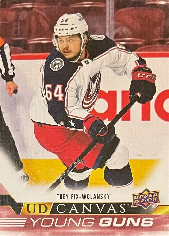 #C101 Trey Fix-Wolansky - Columbus Blue Jackets - 2022-23 Upper Deck - UD Canvas Hockey
