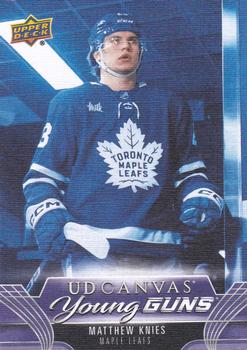 #C103 Matthew Knies - Toronto Maple Leafs - 2023-24 Upper Deck - UD Canvas Hockey