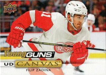 #C104 Filip Zadina - Detroit Red Wings - 2019-20 Upper Deck - UD Canvas Hockey
