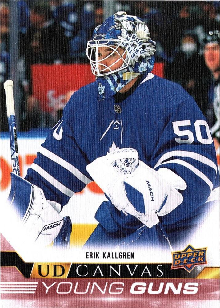 #C106 Erik Kallgren - Toronto Maple Leafs - 2022-23 Upper Deck - UD Canvas Hockey