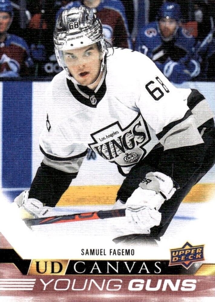 #C107 Samuel Fagemo - Los Angeles Kings - 2022-23 Upper Deck - UD Canvas Hockey