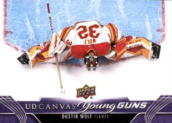 #C109 Dustin Wolf - Calgary Flames - 2023-24 Upper Deck - UD Canvas Hockey