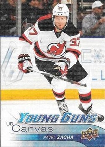#C110 Pavel Zacha - New Jersey Devils - 2016-17 Upper Deck - UD Canvas Hockey