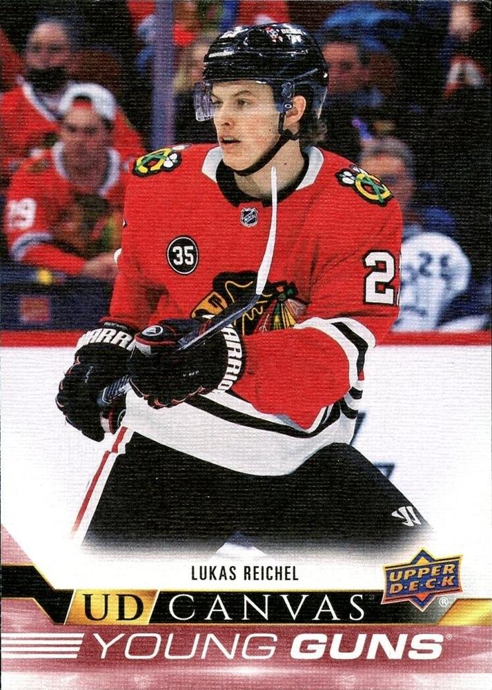 #C110 Lukas Reichel - Chicago Blackhawks - 2022-23 Upper Deck - UD Canvas Hockey