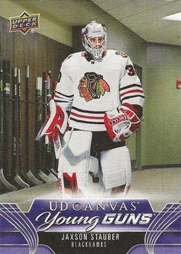 #C115 Jaxson Stauber - Chicago Blackhawks - 2023-24 Upper Deck - UD Canvas Hockey