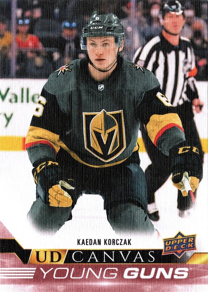 #C116 Kaedan Korczak - Vegas Golden Knights - 2022-23 Upper Deck - UD Canvas Hockey