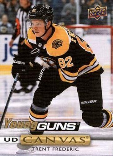 #C119 Trent Frederic - Boston Bruins - 2019-20 Upper Deck - UD Canvas Hockey