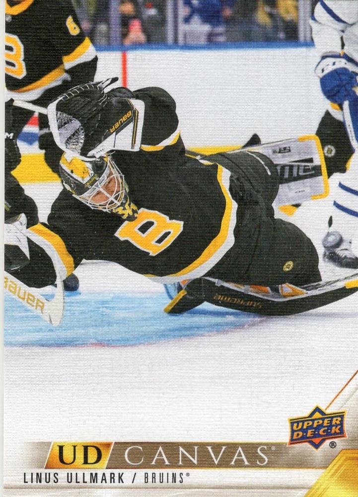 #C127 Linus Ullmark - Boston Bruins - 2022-23 Upper Deck - UD Canvas Hockey