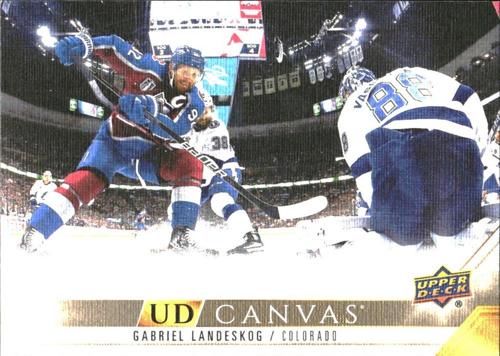 #C139 Gabriel Landeskog - Colorado Avalanche - 2022-23 Upper Deck - UD Canvas Hockey