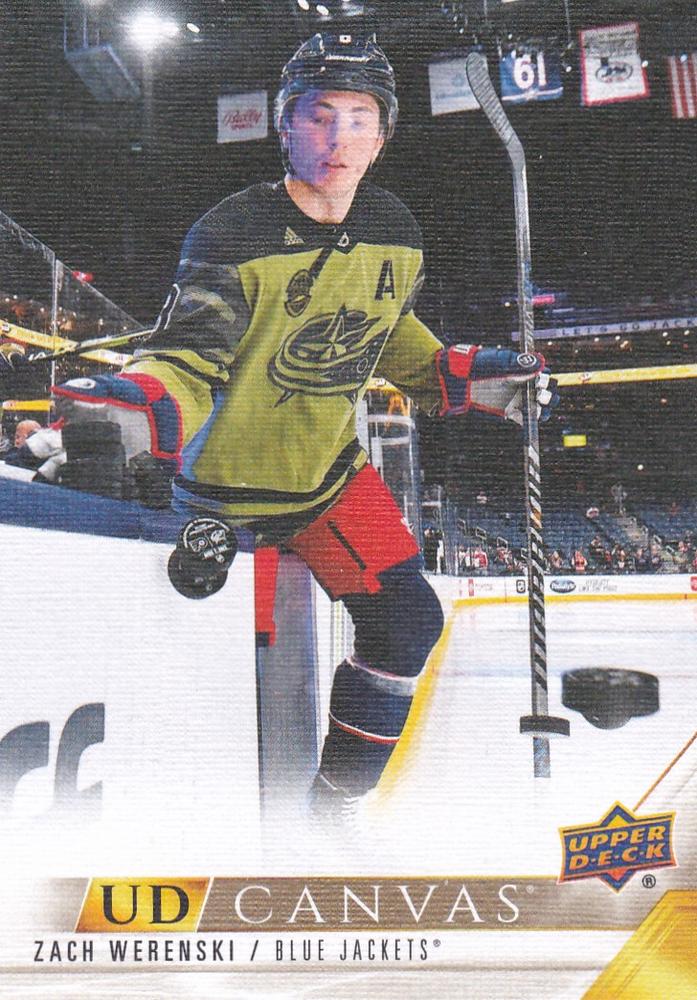 #C144 Zach Werenski - Columbus Blue Jackets - 2022-23 Upper Deck - UD Canvas Hockey