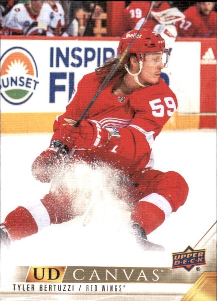 #C150 Tyler Bertuzzi - Detroit Red Wings - 2022-23 Upper Deck - UD Canvas Hockey