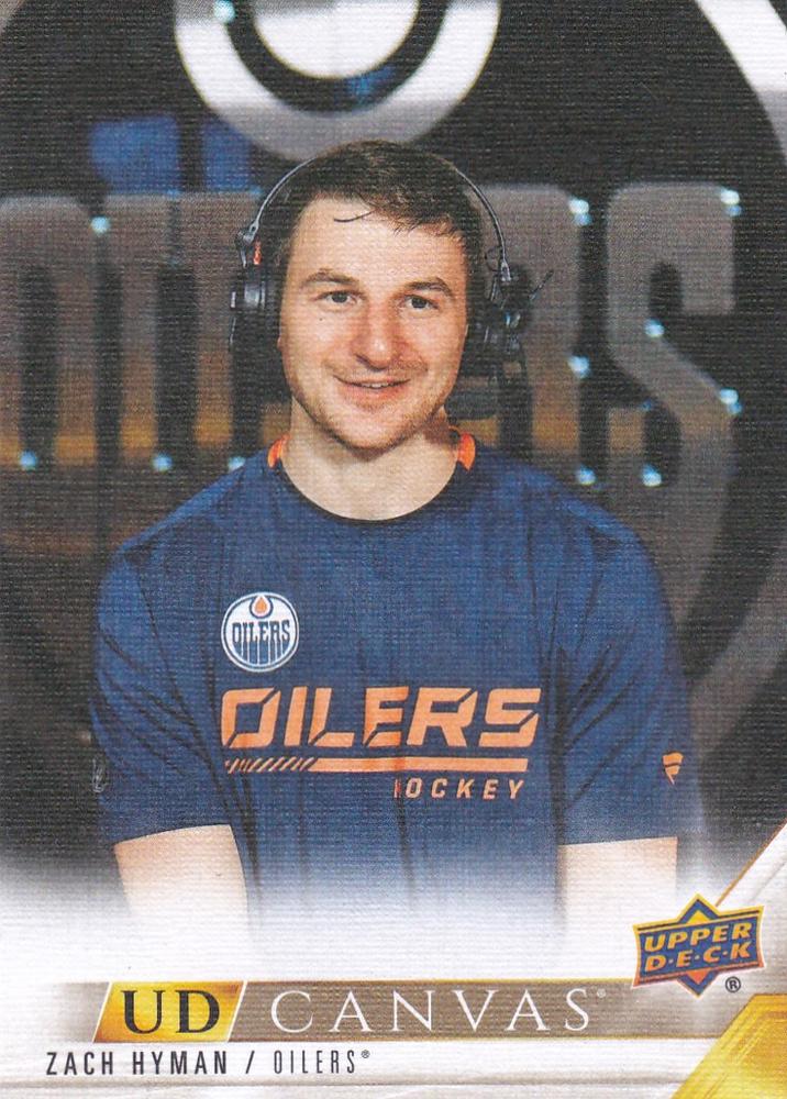 #C154 Zach Hyman - Edmonton Oilers - 2022-23 Upper Deck - UD Canvas Hockey
