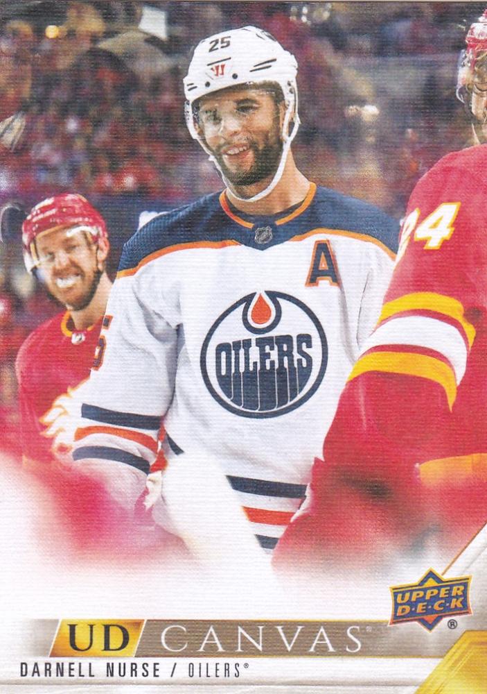 #C155 Darnell Nurse - Edmonton Oilers - 2022-23 Upper Deck - UD Canvas Hockey