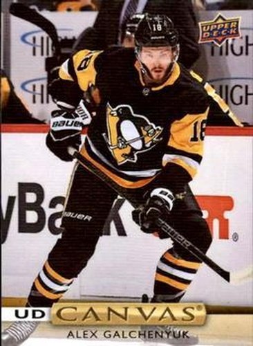 #C168 Alex Galchenyuk - Pittsburgh Penguins - 2019-20 Upper Deck - UD Canvas Hockey