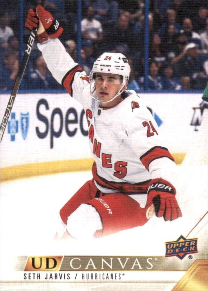 #C16 Seth Jarvis - Carolina Hurricanes - 2022-23 Upper Deck - UD Canvas Hockey