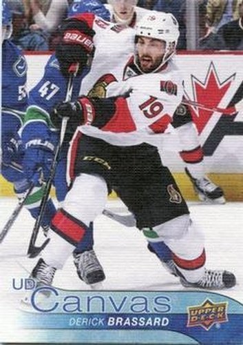 #C178 Derick Brassard - Ottawa Senators - 2016-17 Upper Deck - UD Canvas Hockey
