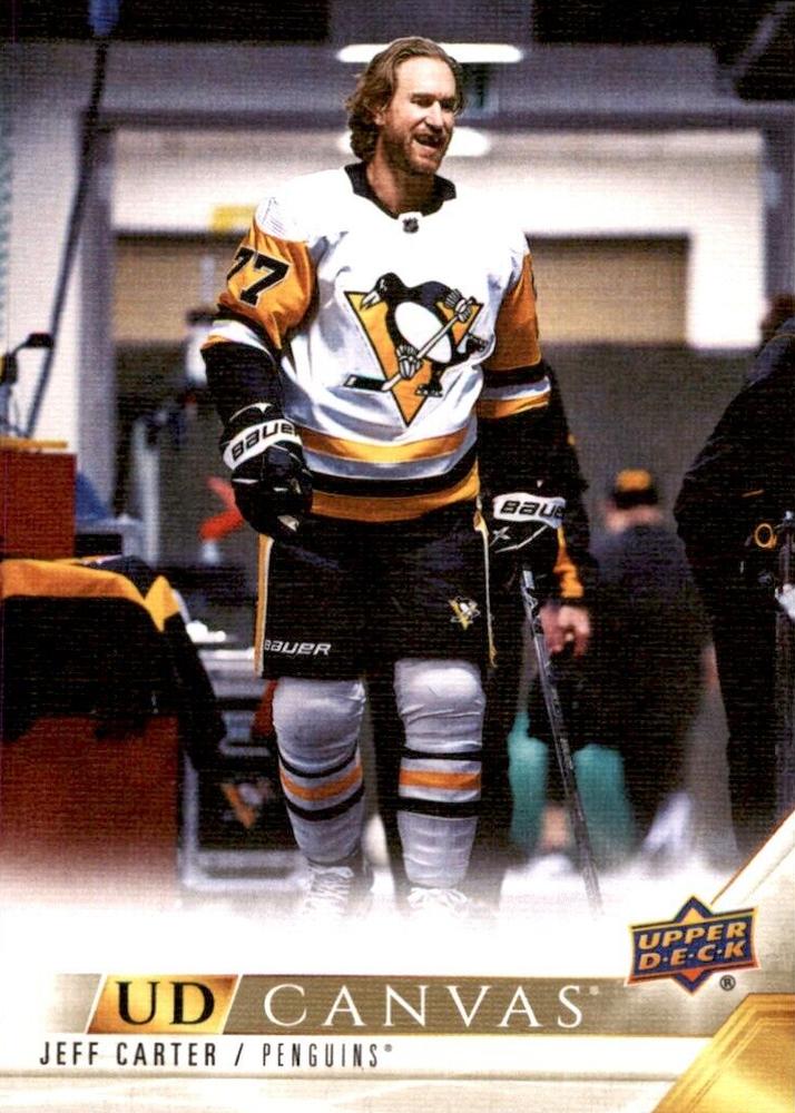 #C185 Jeff Carter - Pittsburgh Penguins - 2022-23 Upper Deck - UD Canvas Hockey