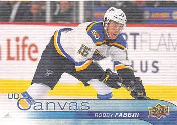 #C189 Robby Fabbri - St. Louis Blues - 2016-17 Upper Deck - UD Canvas Hockey