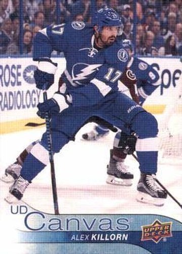 #C193 Alex Killorn - Tampa Bay Lightning - 2016-17 Upper Deck - UD Canvas Hockey
