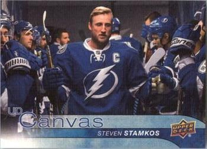#C195 Steven Stamkos - Tampa Bay Lightning - 2016-17 Upper Deck - UD Canvas Hockey