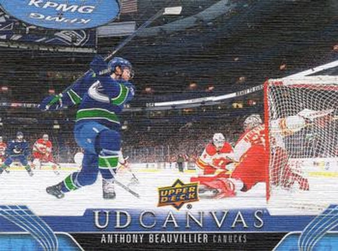 #C199 Anthony Beauvillier - Vancouver Canucks - 2023-24 Upper Deck - UD Canvas Hockey