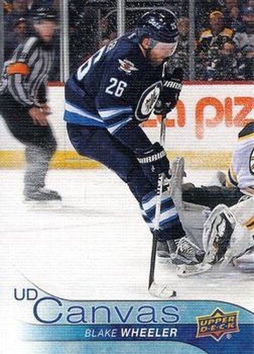 #C207 Blake Wheeler - Winnipeg Jets - 2016-17 Upper Deck - UD Canvas Hockey